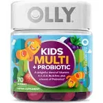 Olly Kids Multi, + Probiotic, Gummies, Yum Berry Punch - 70 gummies