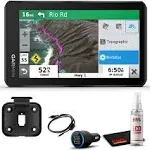 Garmin Zumo XT, All-Terrain Motorcycle GPS Navigation Device, 5.5-inch Ultrabright and Rain-Resistant Display with 6Ave Travel Bundle & Cleaning Kit