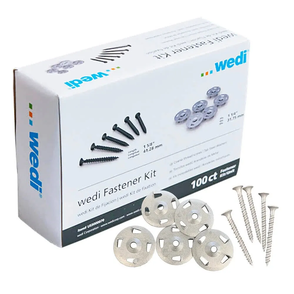 Wedi Fastener Kit - Screws & Tabbed Washers - US5000070