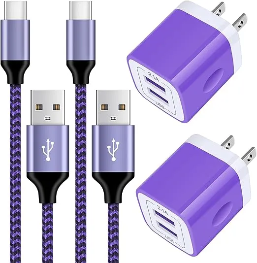 Fast USB C Charger for Samsung Galaxy A15 5G A14 5G S20 FE S20+ S21 S22 S23 S24 Ultra S24 A03S A23 A13 A54 A55 A53,Type C Wall Charger Power Adapter Charger Block 6ft USB C Charger Cable Fast Charging