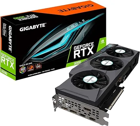 GIGABYTE GeForce RTX 3090 EAGLE OC 24GB GDDR6X Video Graphics Card GV-N3090EAGLE OC-24GD