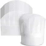 Juvale 24-Pack Adjustable Chef Hats