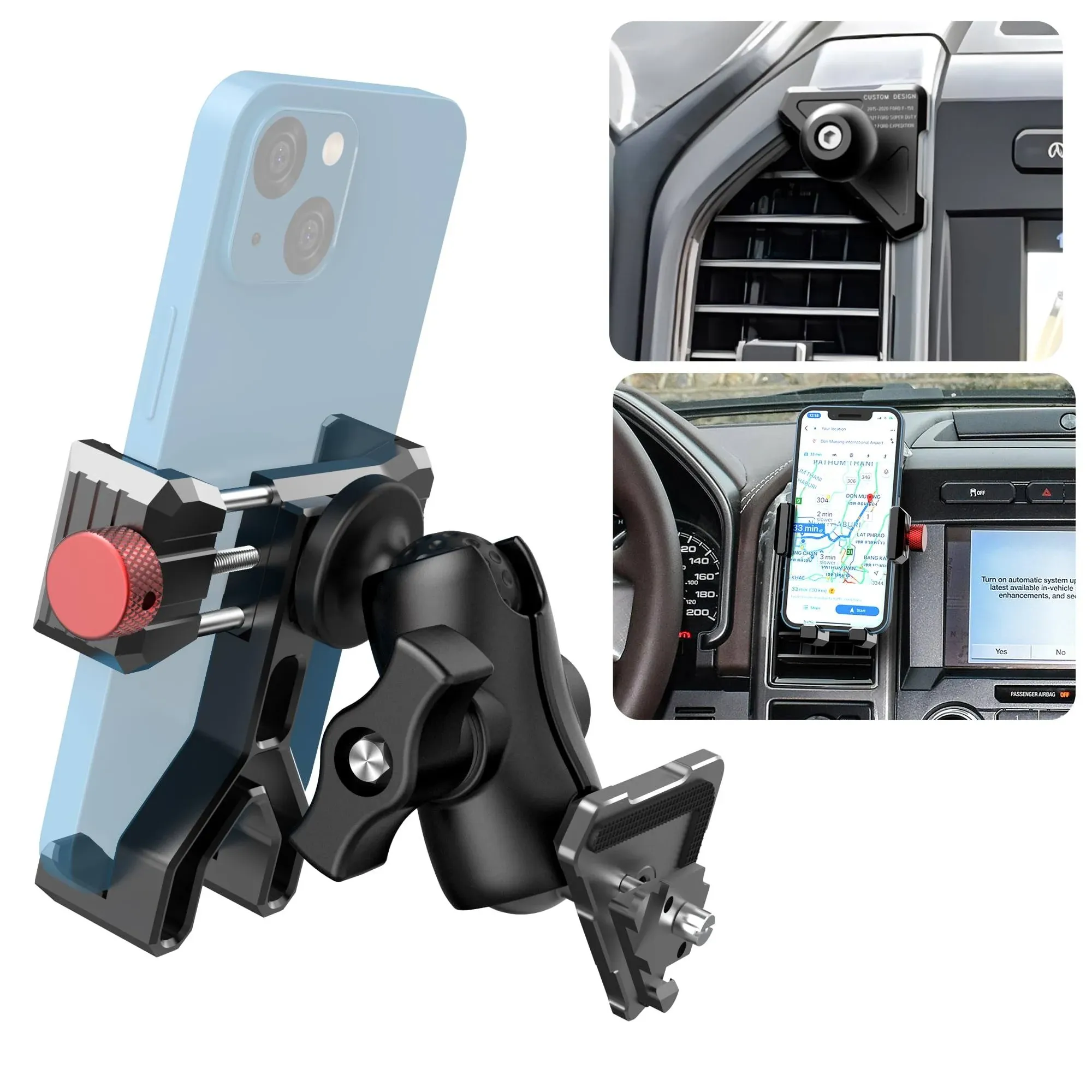 EASEORD Phone Mount for Ford F-150 2015-2020, Expedition 2018-2021, Super Duty 2017-2021