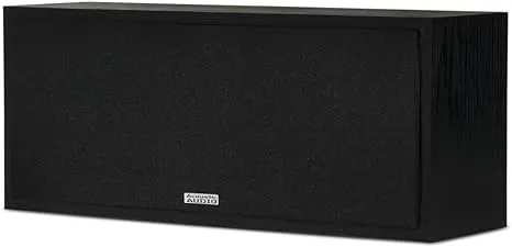 Acoustic Audio Psc-43 Center Channel Speaker (Black)