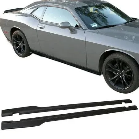 Fits 15-23 Dodge Challenger SXT Style Side Skirt Rocker Panel Extension Lip PP