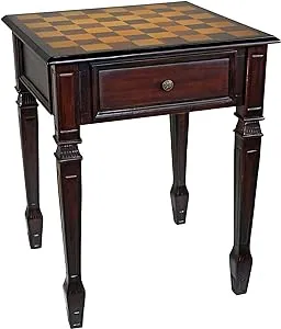 Design Toscano Walpole Manor Gaming Chess Table