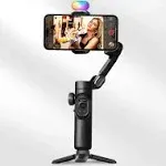 AOCHUAN 3-Axis Handheld Gimbal Stabilizer for Smartphone with Fill Light for ...