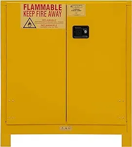 Durham 1030ML-50, 30 Gallon Flammable Safety Cabinet with Legs & Manual Doors