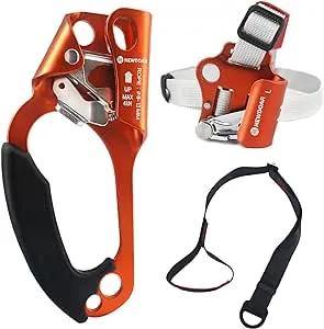 Hand Ascender for Rock Climbing Tree - UIAA &amp; CE Certified - 8-12MM Rope Clamp