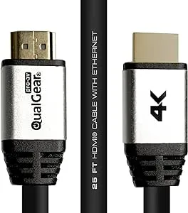 High Speed Long HDMI 2.0 Cable with Ethernet, 25 ft.