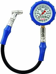 Quickcar Racing Products Tire Gauge 60 PSI Glo Gauge - 56-062