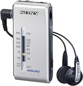 Sony SRF-S84 Radio Walkman,AM/FM, Color Silver