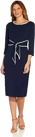 Navy Adrianna papell dress - Sz 12