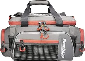 Evolution Outdoors FL30006: 5007 Pro-Angler Zerust Tackle Bag (Grey/Red) - Includes 3 Trays