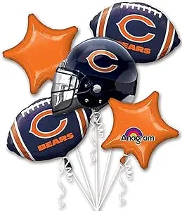 Chicago Bears NFL Anagram Balloon Bouquet Birthday Party Decoration Football