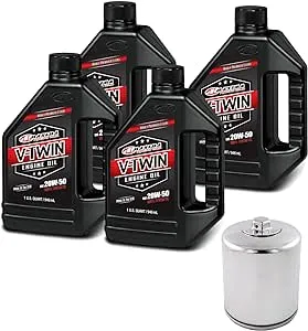 Maxima Racing Oils 90-119014C Chrome Engine Oil Change Kit Quick Change Twin ...