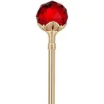 HAIQILIN Red Scepter Wands Crystal Magic Wand for Birthday Party Prom Sceptor Apply to Adults