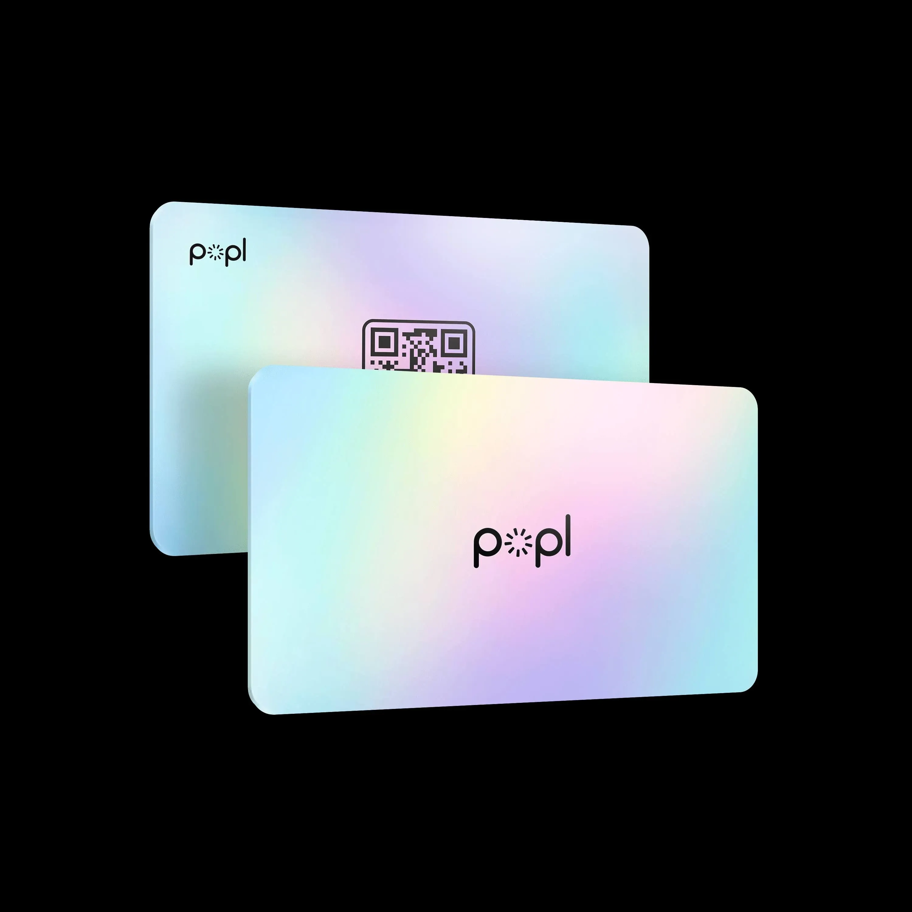 Popl Digital Business Card - Smart NFC Networking Card - Tap to Share - iPhone & Android (Prism)