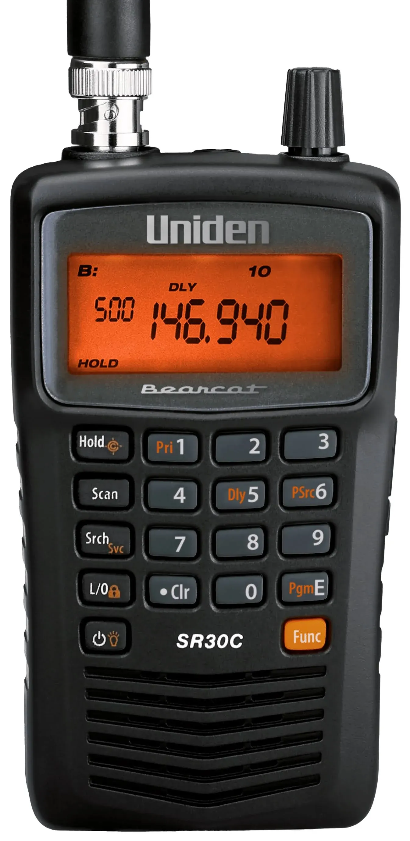 Uniden Bearcat SR30C 500-Channel Scanner + Koss QZ-99 Noise Reduction Stereophone