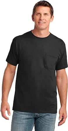 Port & Company® Core Cotton Pocket Adult T-Shirt