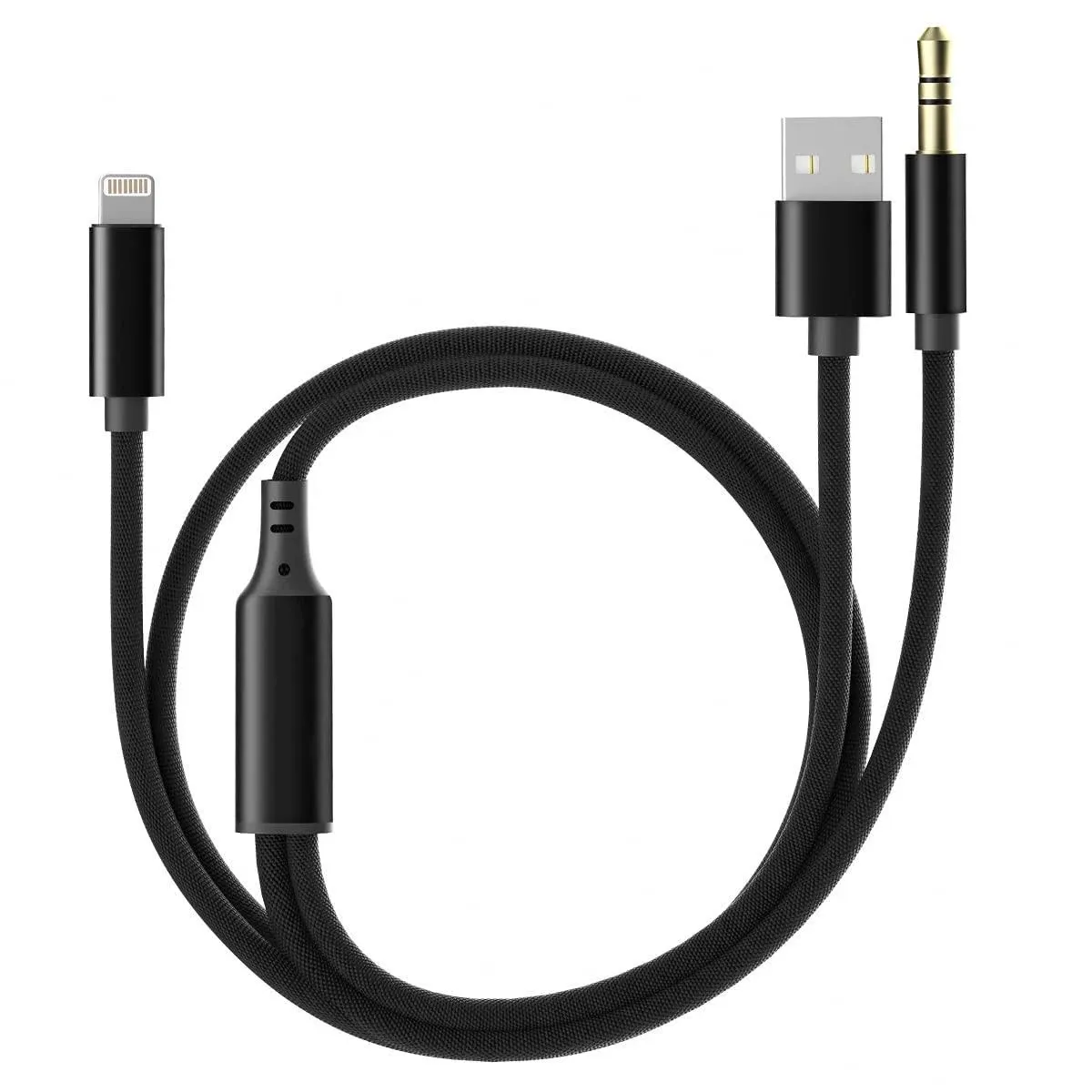 Charging Audio Cable for iPhone Apple MFi Certified, Lightning to 3.5mm Headph