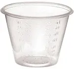 Medline DYND90000 Non-Sterile Graduated Plastic Medicine Cups 1 oz -