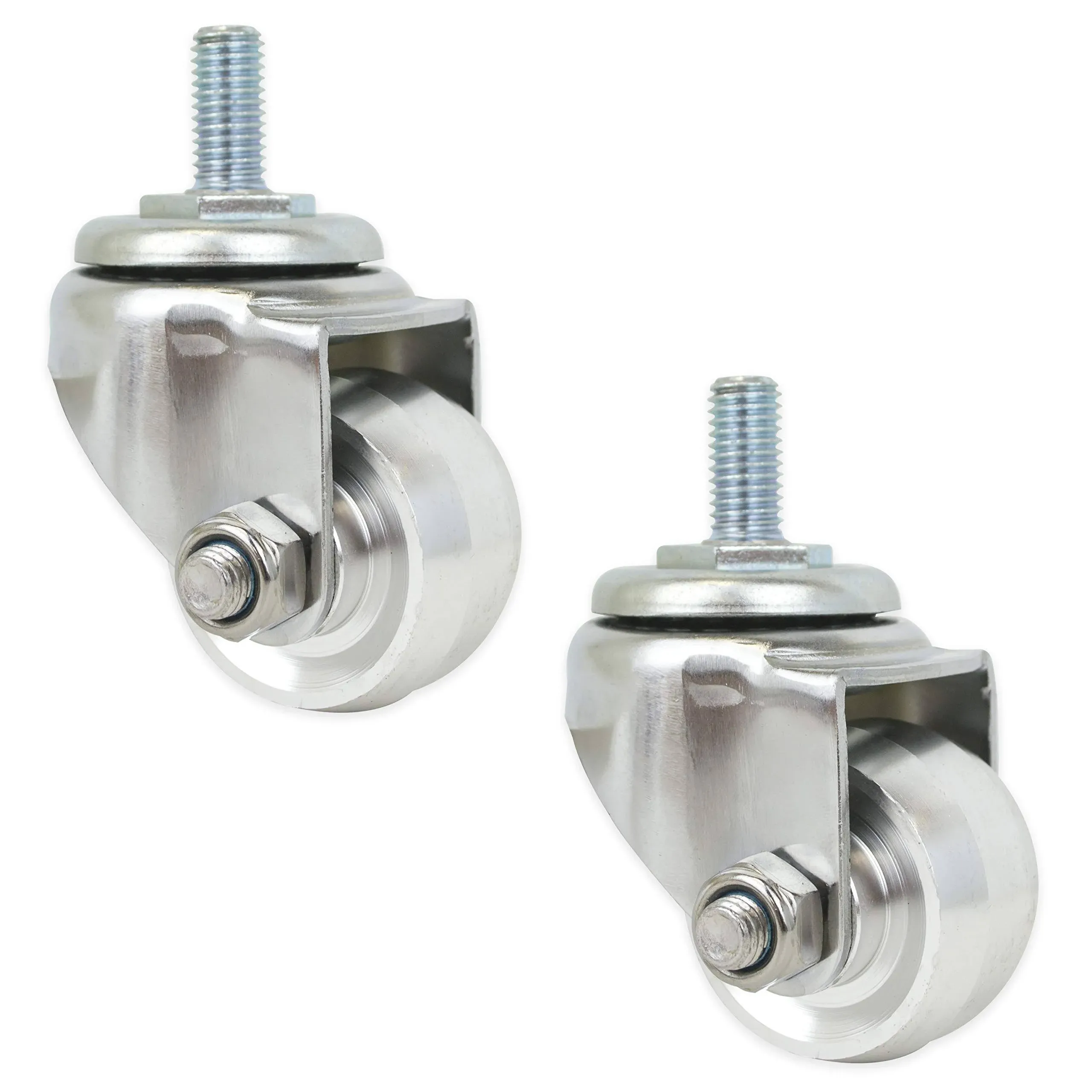 Aluminum Racing Jack Caster Wheels for 3 Ton Floor Jacks (2 Pc Set)