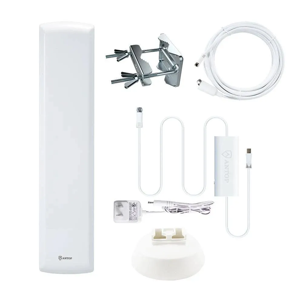 Antop Smartpass Amplified Outdoor/Indoor HDTV Antenna AT-402B