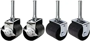 Khome A Set Of 4 Heavy Duty Caster Wheels For Metal Bed Frame