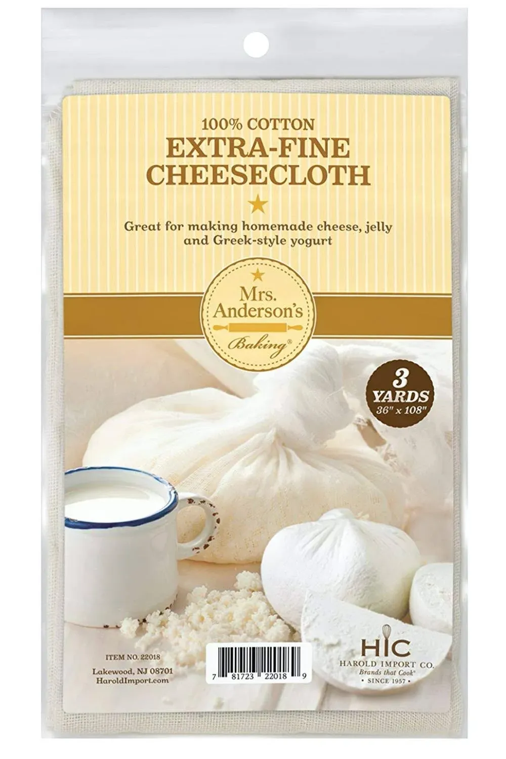 Mrs. Anderson&#39;s Extra Fine Cheesecloth 3 yards