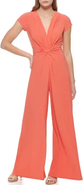 Vince Camuto Twist Front Jumpsuit Women's