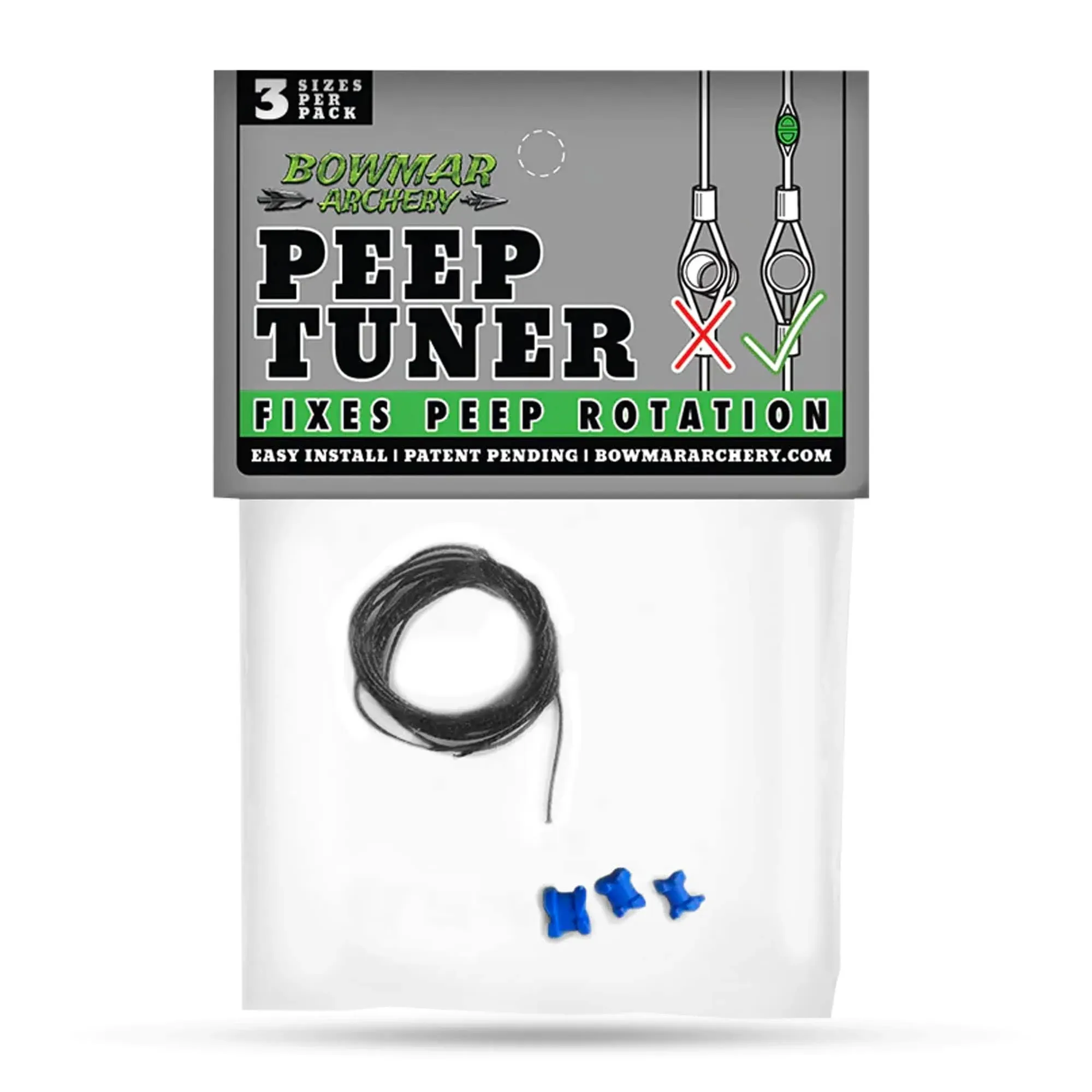 Bowmar Peep Tuner Blue