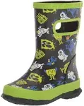 Bogs Kids' Skipper Monsters Boot - 4 - Black Multi