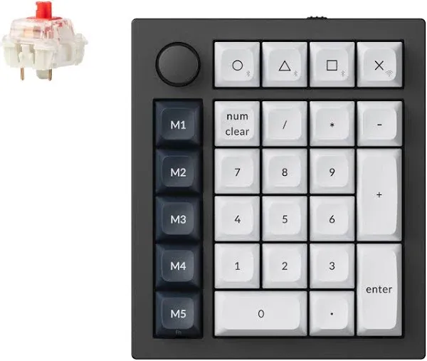 Keychron Q0 Max Aluminum Numpad Bluetooth 2.4 GHz Win Mac Mechanical Keyboard