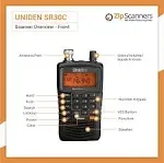 Uniden Handheld Scanner SR30C