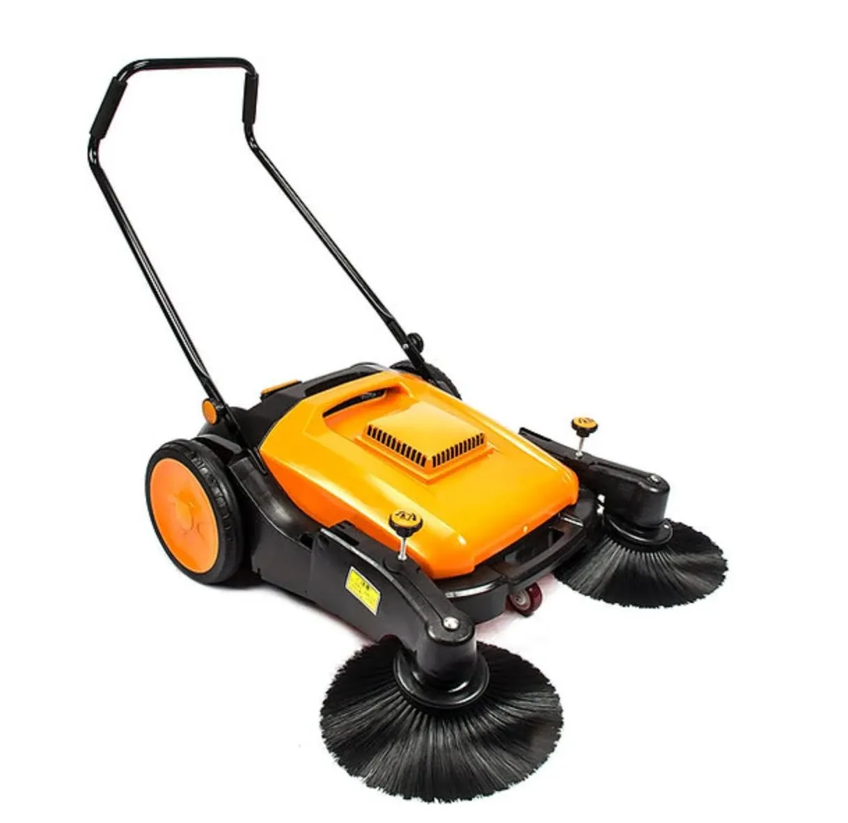 RT980S 38" Manual Push Powered Floor Sweeper, Triple Brushes, 38000 Sqft/h | SUNMAX