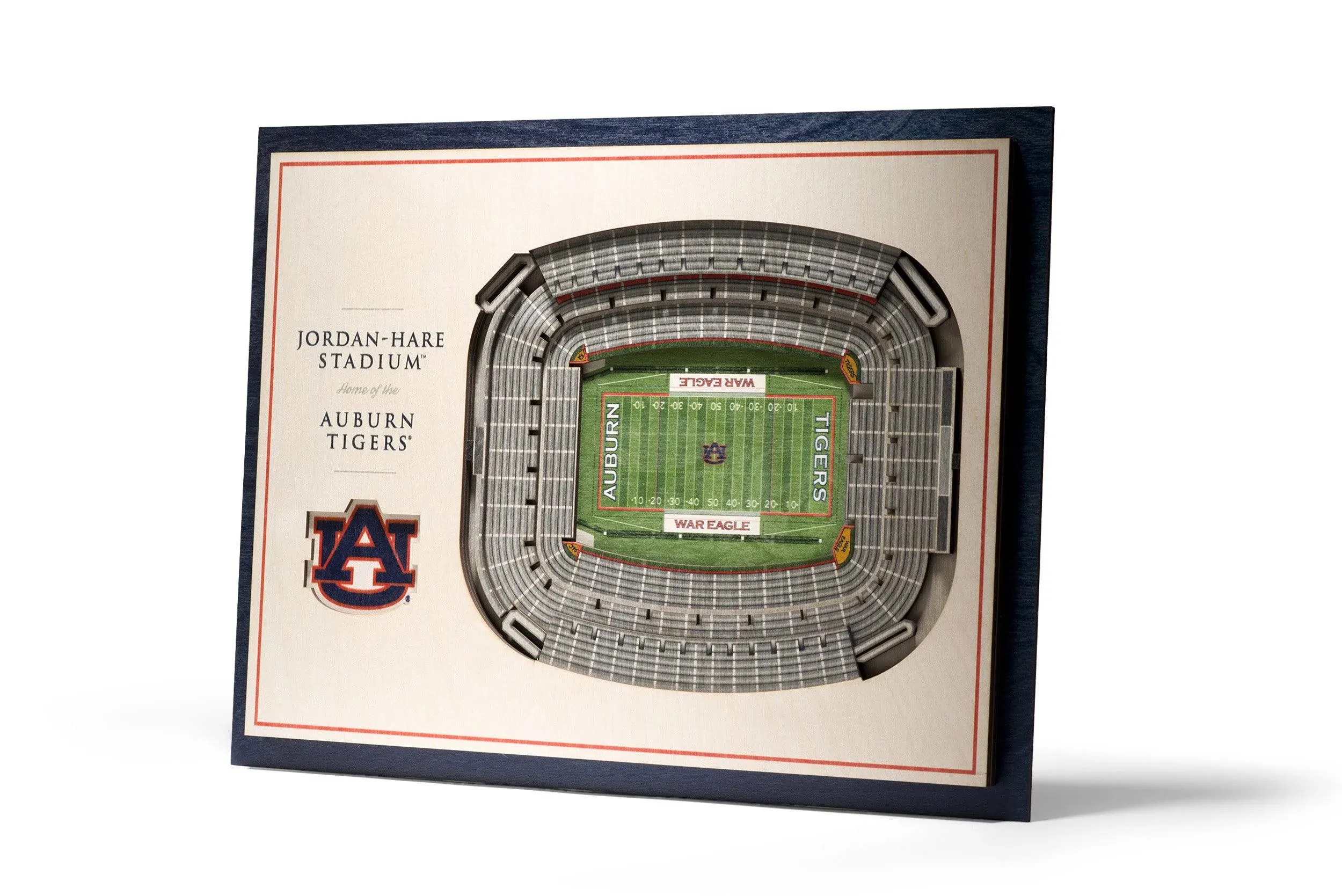 Auburn Tigers - 5 Layer StadiumViews 3D Wall Art