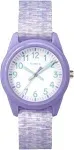 Timex TW7C12200, Kid&#039;s Time Machines Purple Nylon Fabric Strap Watch, NEW