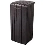 Keter 32 gal Copenhagen Trash Can Brown