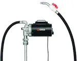 GROZ 115V AC Heavy Duty Electric Oil Drum Transfer Pump | Non-Drip Ball Valve | 