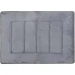 Memory Foam Bath Mat in Slate Grey, Large 21 x 34 in