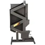 Wiseway 2,000 sq. ft. 40,000 BTU Non Electric Gravity Fed Pellet Stove