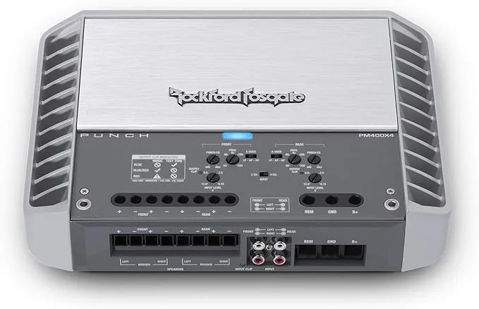 Rockford Fosgate PM400X4 Punch Marine 400 Watt 4-Channel Amplifier