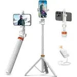 EUCOS 62&#034; Tripod for Phone Newest Selfie Stick Tripod with Remote &amp; Lightweig...