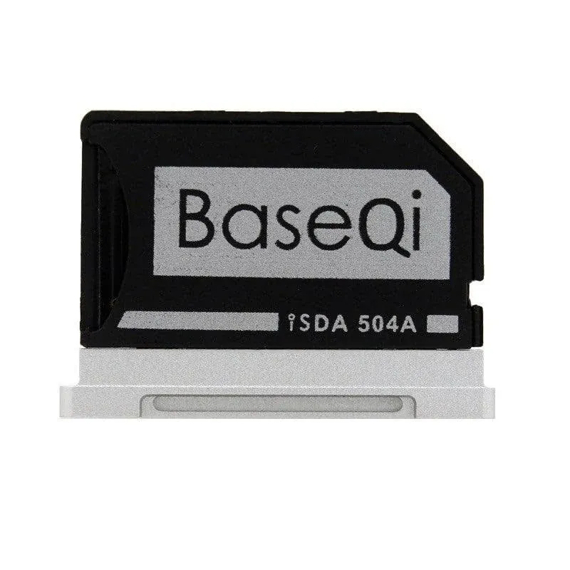 BASEQI FBA_iSDA504ASV Aluminum microSD Adapter Works with MacBook Pro 15 Retina