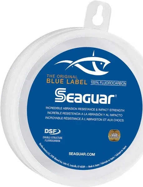 Seaguar 25FC100 Blue Label Fluorocarbon Leader Material 25lb 100yd