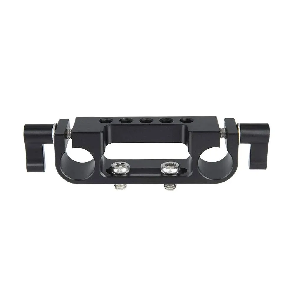 Niceyrig 15mm Rod Clamp Railblock with 30mm Counterbore for 15mm Rail Rig Support System Follow Focus - 326