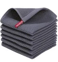 Homaxy 100% Cotton Waffle Weave Kitchen Dish Cloths