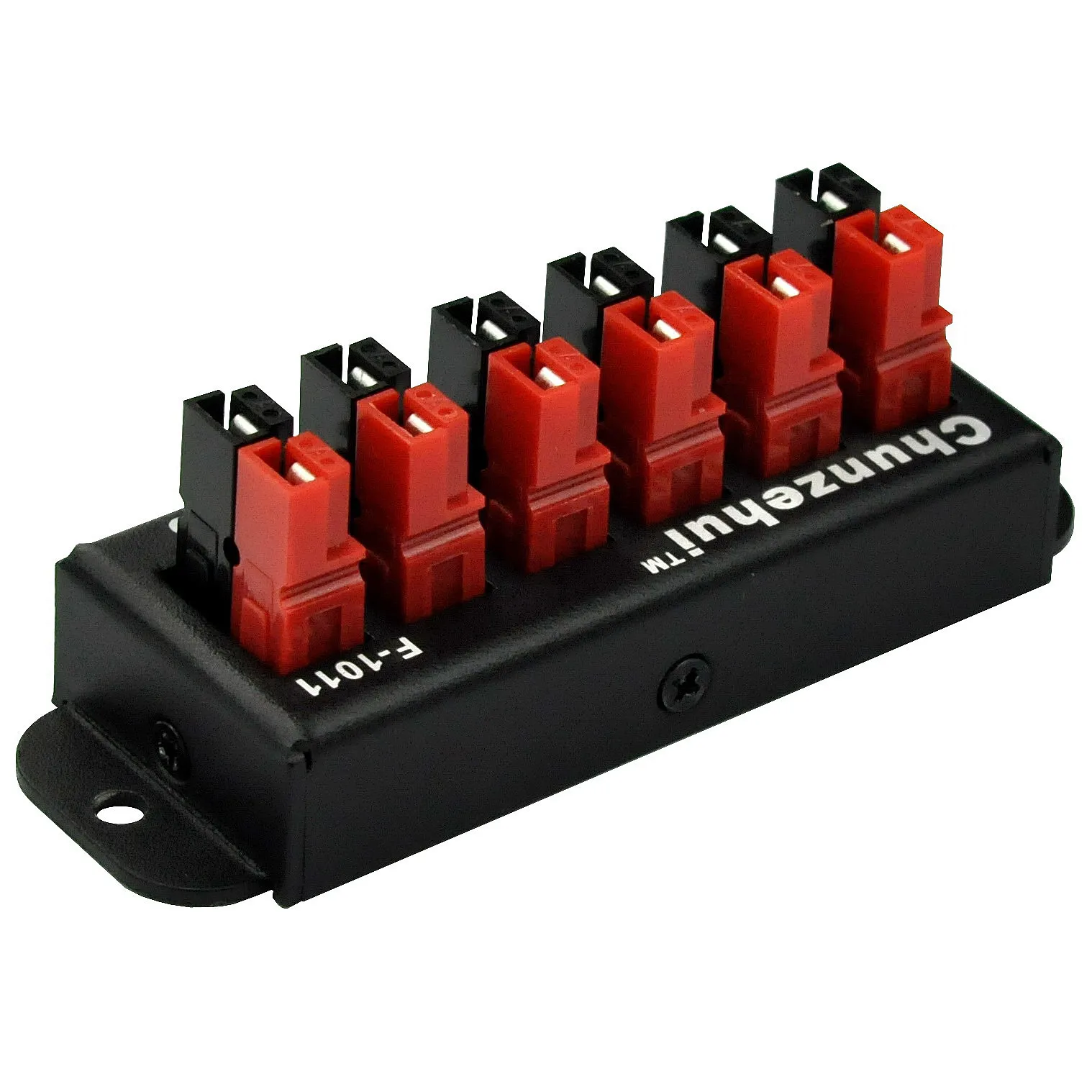 Chunzehui F-1011 6-Position Power Distribution Block Module for 15/30/45A Anderson Powerpole Connectors.