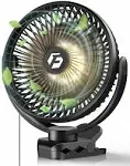 FRIZCOL 12000mAh 8 Inch Portable Clip On Fan